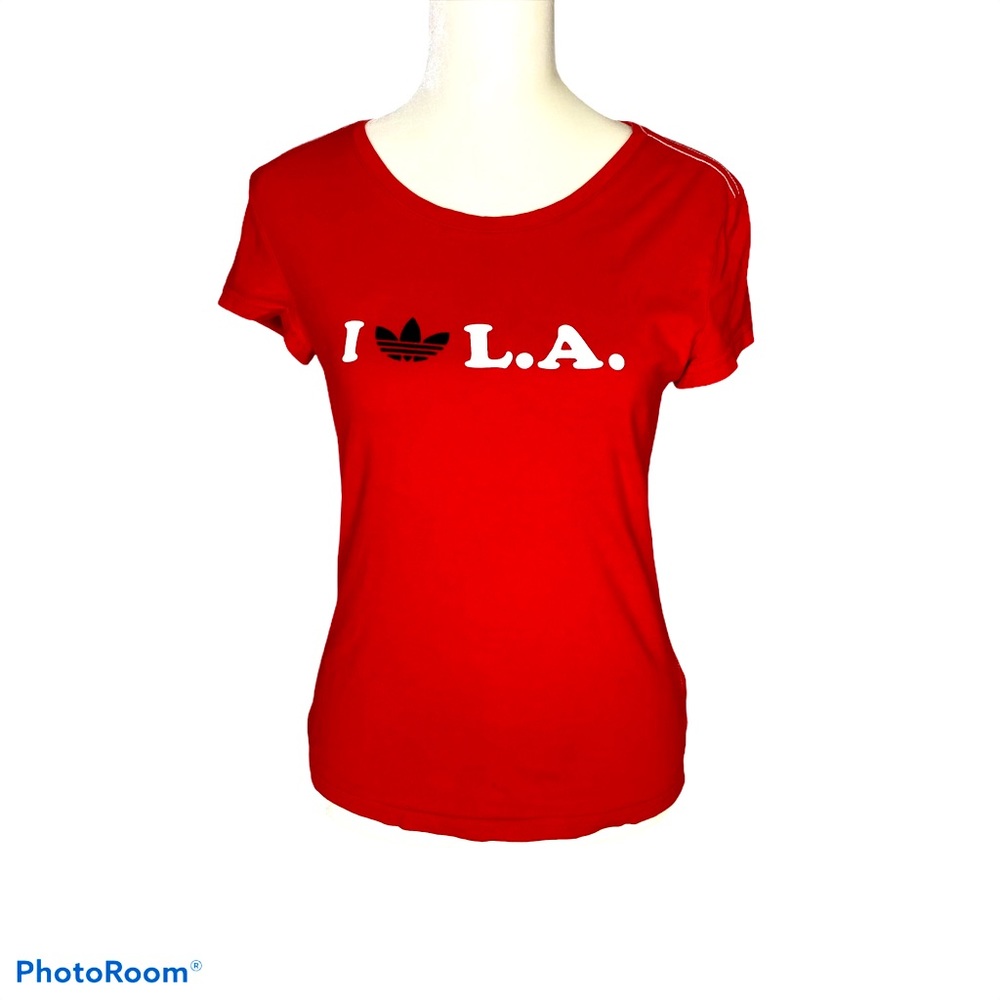 Retro Adidas Los Angeles Short Sleeve Shirt